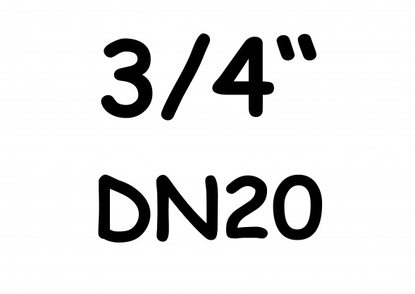 3/4" DN20 - poistné ventily