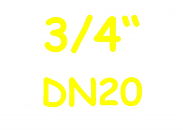 Guľové ventily - Plyn 3/4" DN20